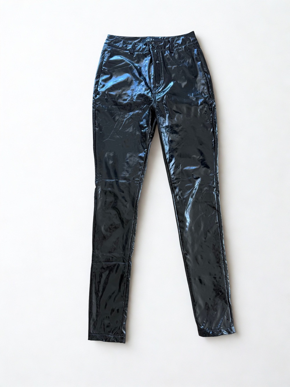 AKIRA Black High-Shine Skinny Jeans